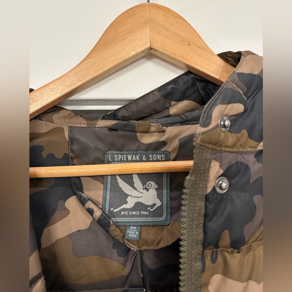 Down-Filled Camouflage Coat - XS - Picture 6 of 12